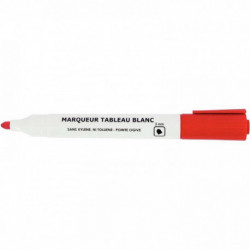 MARQUEUR TABLEAU BLANC POINTE OGIVE 3MM ROUGE