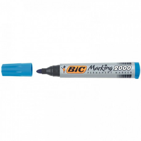 MARQUEUR PERMANENT  BLEU BIC OGIVE 2000 8209143