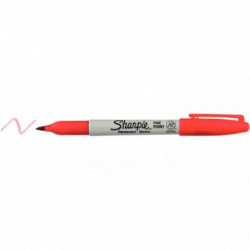 MARQUEUR ROUGE PERMANENT FIN SHARPIE FINE