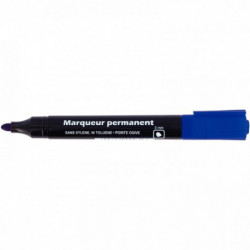 MARQUEUR BLEU  PERMANENT POINTE OGIVE 3MM