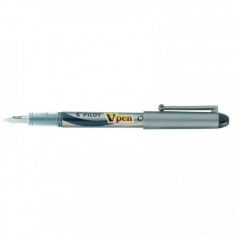 STYLO NOIR PLUME JETABLE PILOT V-PEN PRO