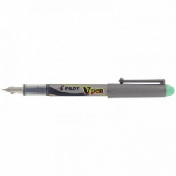 STYLO VERT PLUME JETABLE PILOT V-PEN PRO