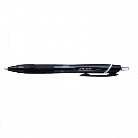 STYLO NOIR JETSTREAM RETRACTABLE  SECHAGE INSTANTANE IDEAL GAUCHER UNIBALL S