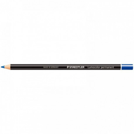 DOUZAINE BLEU LUMOCOLOR PERMANENT GLASSOCHROM  STAEDTLER 108 20-3 BTE 12