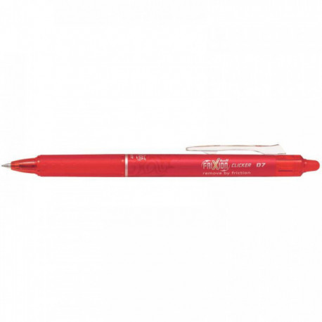 STYLO EFFACABLE ROUGE PILOT FRIXION CLICKER RÉTRACTABLE 0,7 MM  4902505417504