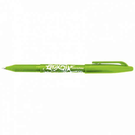 STYLO PILOT FRIXION VERT BALL 0,7MM CITRON  EFFACABLE AVEC LE BOUT DU STYLO