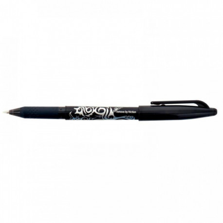 STYLO PILOT FRIXION NOIR BALL 0,7MM  EFFACABLE AVEC LE BOUT DU STYLO