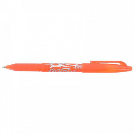 STYLO PILOT FRIXION ORANGE BALL 0,7MM  EFFACABLE AVEC LE BOUT DU STYLO