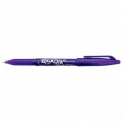 STYLO PILOT FRIXION VIOLET BALL 0,7MM EFFACABLE AVEC LE BOUT DU STYLO