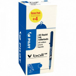 STYLO V BALL BLEU VB5 VALUE PACK 16+4  3131910519980