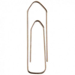 ATTACHE TROMBONE 45 MM NICKELE BTE 100 322420