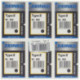 BLISTER 6 CASSETTES ENCRÉES NOIRES RET2 POUR APPAREIL B6/B6K
