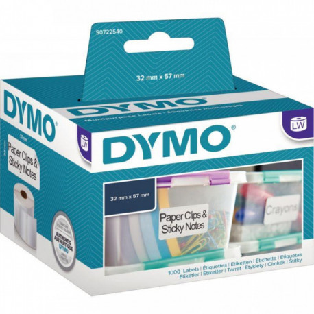 ETIQUETTE MULTIUSAGE 57X32 RL 1000   S0722540 DYMO S0722540