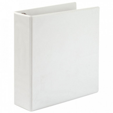 CLASSEUR PERSONNALISABLE KREACOVER FORMAT A4+ 4 ANNEAUX DIAMÈTRE 60 MM, BLANC