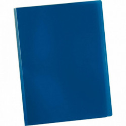 PROTÈGE DOCUMENTS BLEU 20 VUES COUVERTURE SOUPLE EN POLYPROPYLÈNE