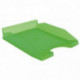 CORBEILLE VERT COURRIER TRANSPARENT  H6,5CM  FAPI BY  93-19