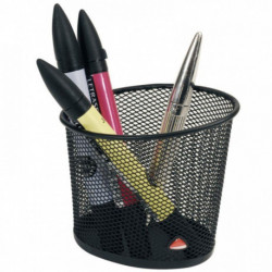 POT NOIR A CRAYONS METAL MESH ALBA MESHCUP N