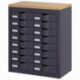 MODULE 2 COLONNES 16 TIROIRS ANTHRACITE