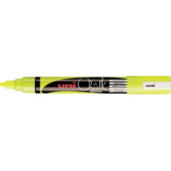 MARQUEUR CRAIE CHALK PWE-5M JAUNE FLUO UNIBALL PWE-5M J FLUO UNIBALL