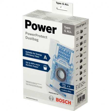 BOITE DE 4 SACS ASPIRATEUR BOSCH