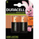 ACCUMULATEURS NIMH DURACELL HR14 - lot de 2 - 1000 fois rechargeable