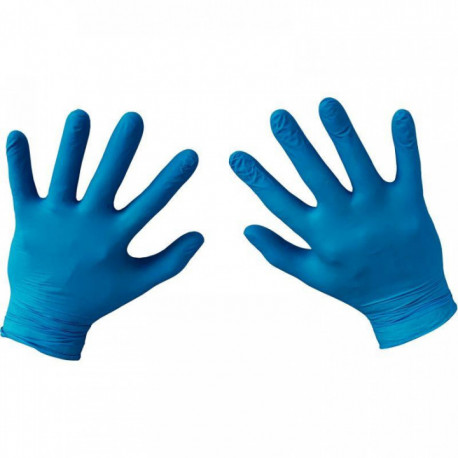 GANTS JETABLES NITRILE NON POUDRÉ TAILLE XL BTE DE 100