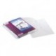 POCHETTES PERFOREES A SOUFFLET POUR 130F A4 INCOLORE SACHET 10 REF223031