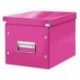 BOÎTE DE RANGEMENT CLICK AND STORE CUBE ROSE 61090023