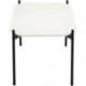 TABLE BASSE MEET 50X75CM PLATEAU BLANC