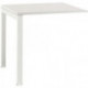 RETOUR DE BUREAU DROIT PIÈTEMENT EN U L80 X67CM PANNEAU BLANCPIEDS BLANC