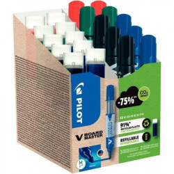 PACK DE 10 MARQUEURS V-BOARD MASTER + 10 RECHARGES ASSORTIES DONT 5 OFFERTES