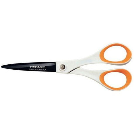 CISEAUX FISKARS TITANIUM AMBIDEXTRES 18CM