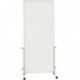 TABLEAU BLANC MOBILE 2 FACES EASY2MOVE 75X180CM