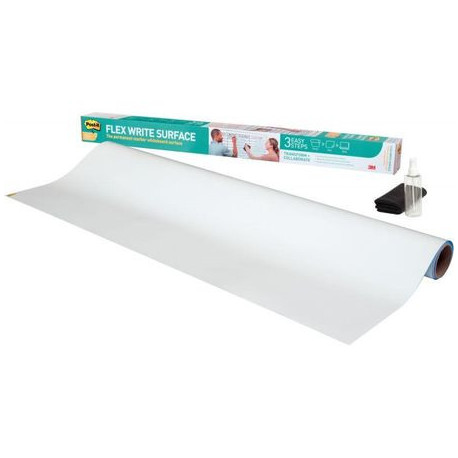 TABLEAU BLANC FLEX WRITE POST-IT LG 183 X LG 122 CM EN ROULEAU