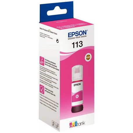 FLACON D'ENCRE À LA MARQUE EPSON 113 T06B340 MAGENTA