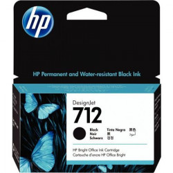 CARTOUCHE ENCRE 712 HP 3ED70A NOIR 38ML  MQ