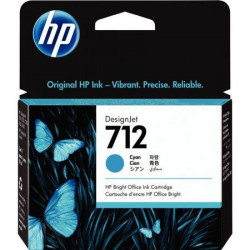 CARTOUCHE ENCRE 712 HP 3ED67A CYAN 29ML  MQ