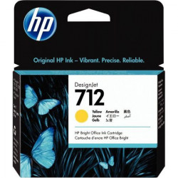 CARTOUCHE ENCRE 712 HP 3ED69A YELLOX 29ML  MQ