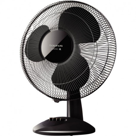 VENTILATEUR DE TABLE NOIR DIAMÈTRE 40CM 41W