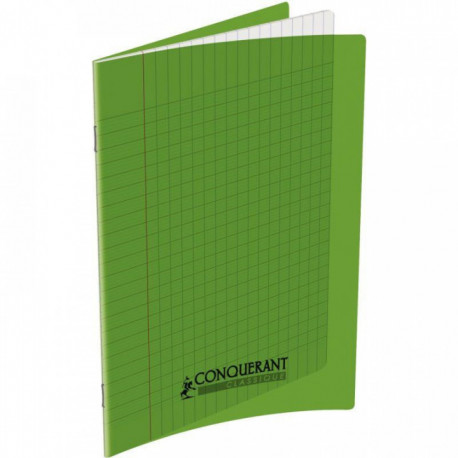 CAHIER 17X22 140P VERT  COUV PP 17X22 SEY VRT