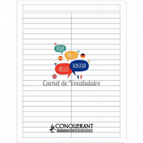 CARNET VOCABULAIR PP 96P 17X22