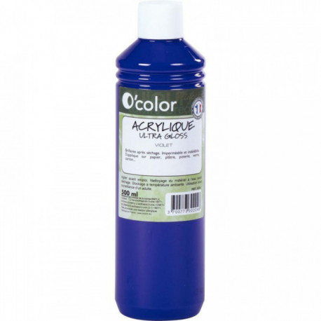 FL 500ML PEINT ACRYLIQ VIOLET