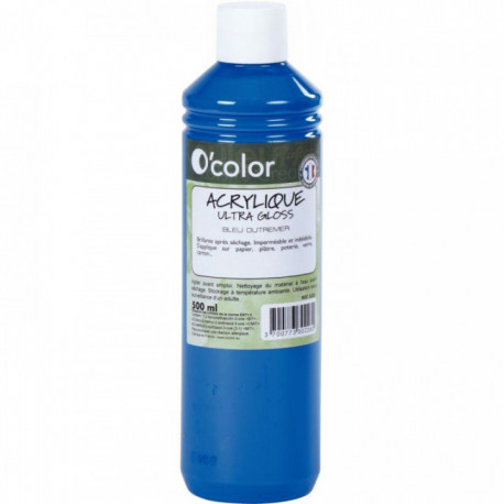 FL 500ML PEINT ACRYLIQ BLE OUT