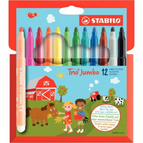 ETUI12FEUTRES TRIO JUMBO