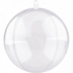 LOT 5 BOULES PLASTIQUE 7CM