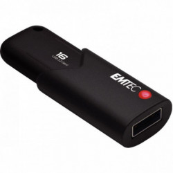 CLÉ USB 3.2 RÉTRACTABLE CLICK SECURE EMTEC 16GO