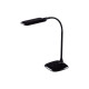 LAMPE LED NOIRE W 450LUMENS ARTICULE BRAS FLEXIBLE METAL+ABC MIKA