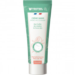 CRÈME HYDROALCOOLIQUE 75ML DÉSINFECTION ET SOIN MAINS PAMPLEMOUSSE-FLEUR DE THE