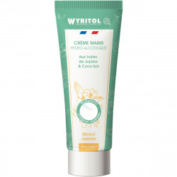 CRÈME HYDROALCOOLIQUE 75ML MONOI DÉSINFECTION ET SOIN MAINS