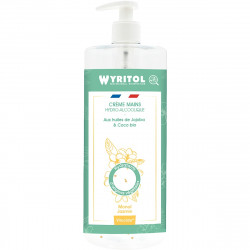 CRÈME HYDROALCOOLIQUE 500ML MONOI DÉSINFECTION ET SOIN DES MAINS